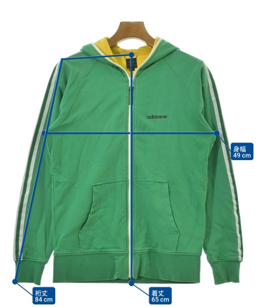adidas（アディダス）パーカー 緑 サイズ:M メンズ/2200720718027