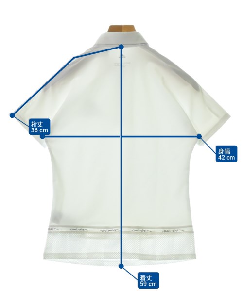 adidas（アディダス）ポロシャツ 白 サイズ:S レディース/2200722498064
