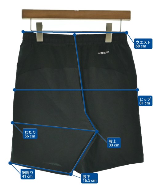 adidas（アディダス）ショートパンツ 黒 サイズ:M メンズ/2200722633083