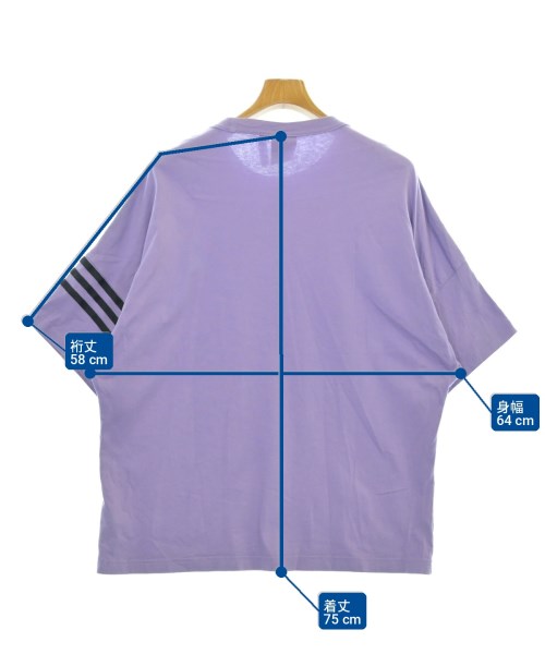 adidas（アディダス）Tシャツ・カットソー 紫 サイズ:XL メンズ/2200720315325