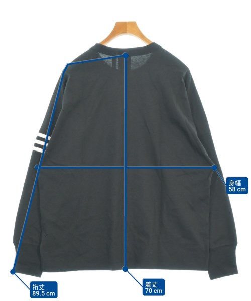 adidas（アディダス）Tシャツ・カットソー 黒 サイズ:XL メンズ/2200723588030
