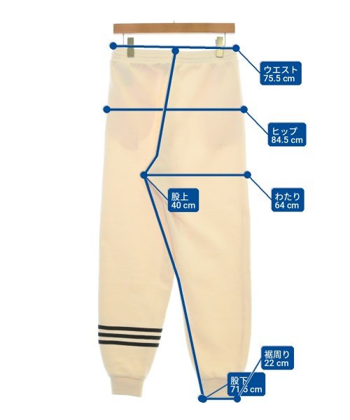 adidas（アディダス）スウェットパンツ 白 サイズ:M レディース/2200721411040