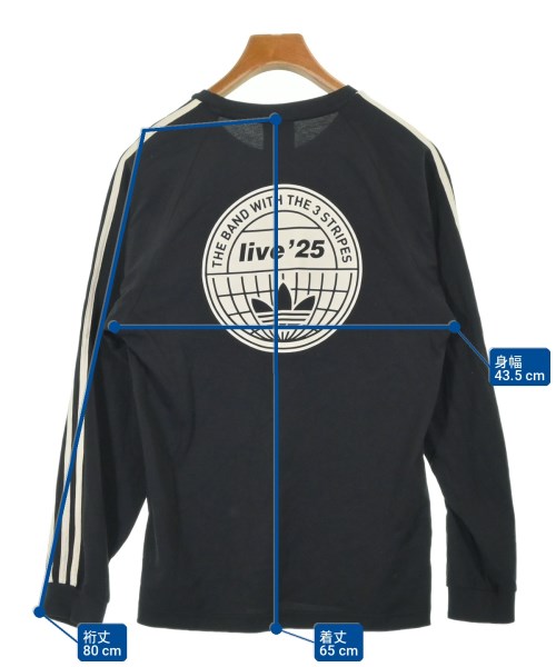adidas（アディダス）Tシャツ・カットソー 黒 サイズ:M メンズ/2200724623068