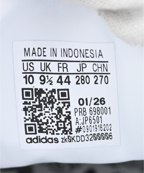 adidas（アディダス）スニーカー 白 サイズ:28cm メンズ/2200725767020