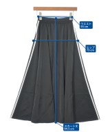 adidas（アディダス）ロング・マキシ丈スカート 黒 サイズ:XS レディース/2200684201047