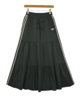 adidas（アディダス）ロング・マキシ丈スカート 黒 サイズ:M レディース/2200684331034
