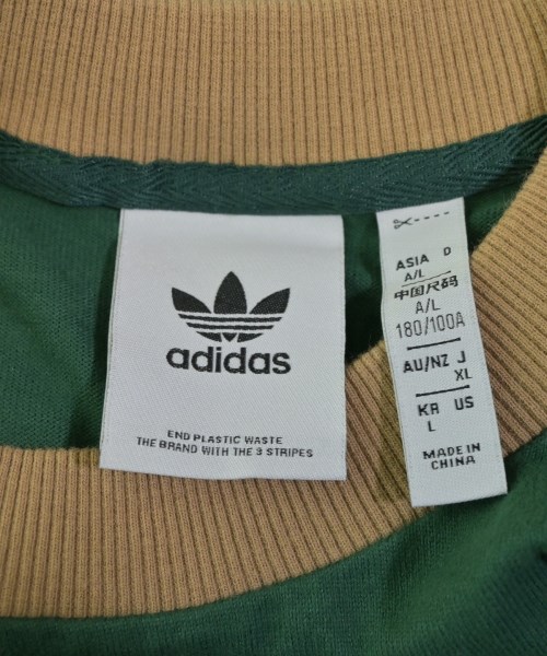 adidas（アディダス）Tシャツ・カットソー 緑 サイズ:L メンズ/2200685041178