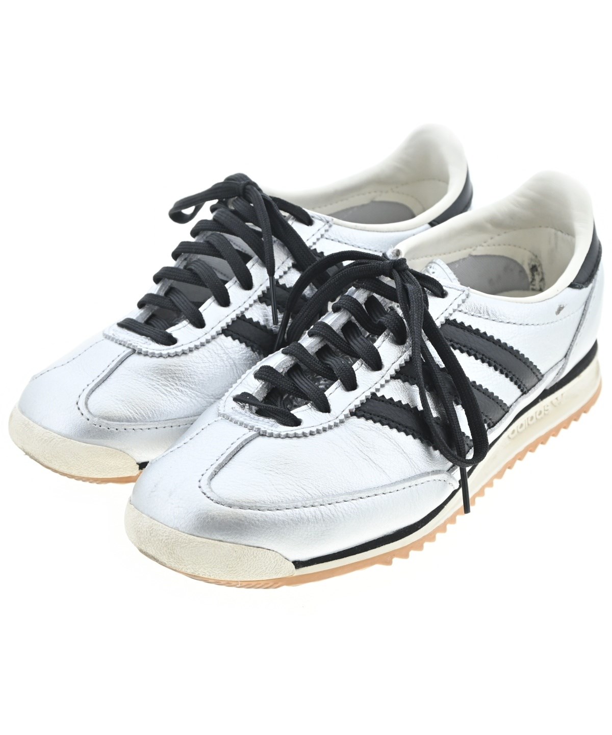adidas（アディダス）スニーカー シルバー サイズ:22.5cm レディース