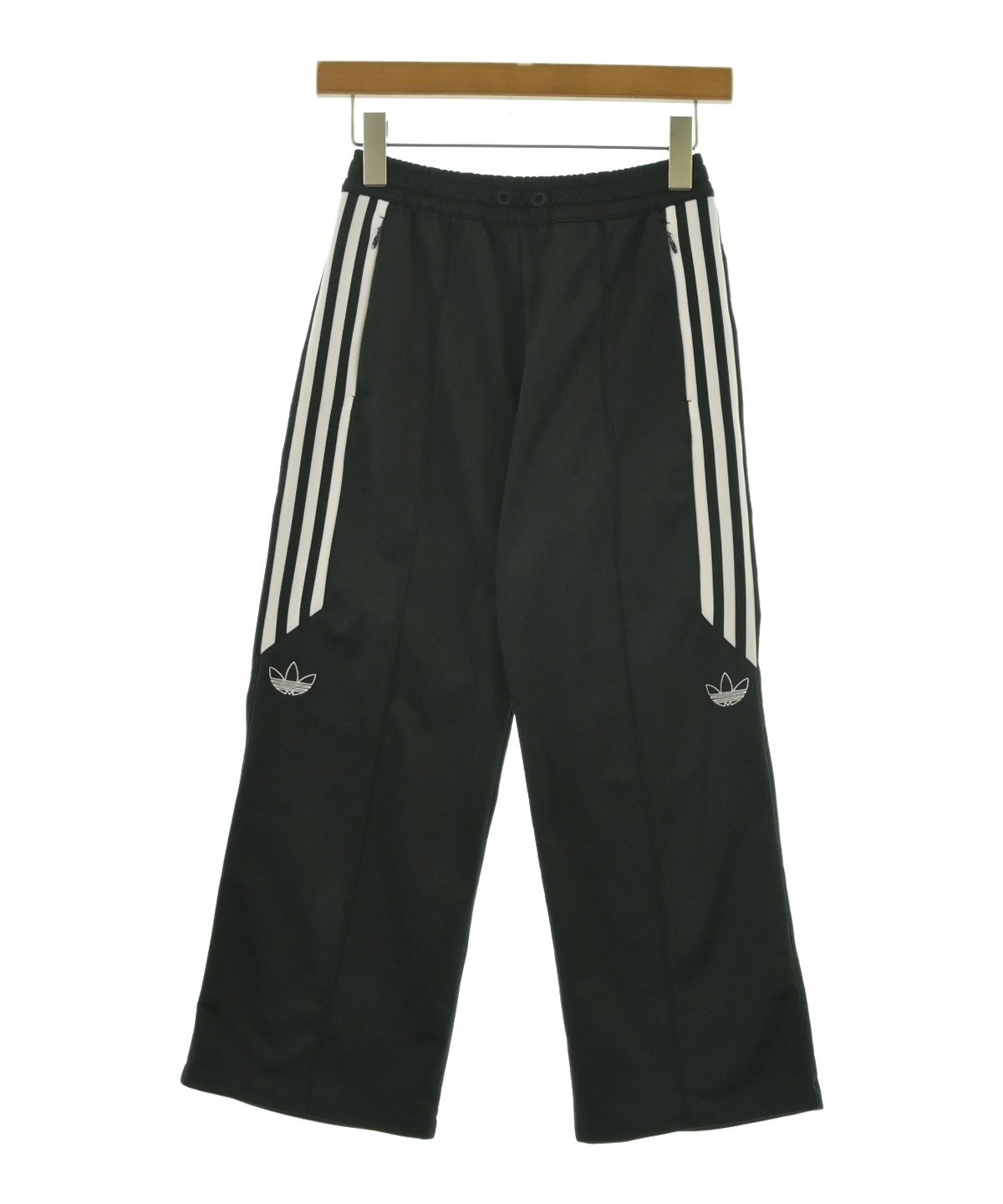 adidas（アディダス）クロップドパンツ 黒 サイズ:S レディース