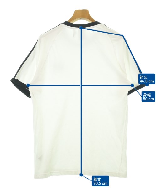 adidas（アディダス）Tシャツ・カットソー 白 サイズ:2XO(XXXL位) メンズ/2200684050089
