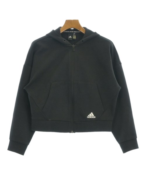 adidas（アディダス）パーカー 黒 サイズ:M レディース/2200686182023