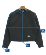 adidas（アディダス）パーカー 黒 サイズ:M レディース/2200686182023