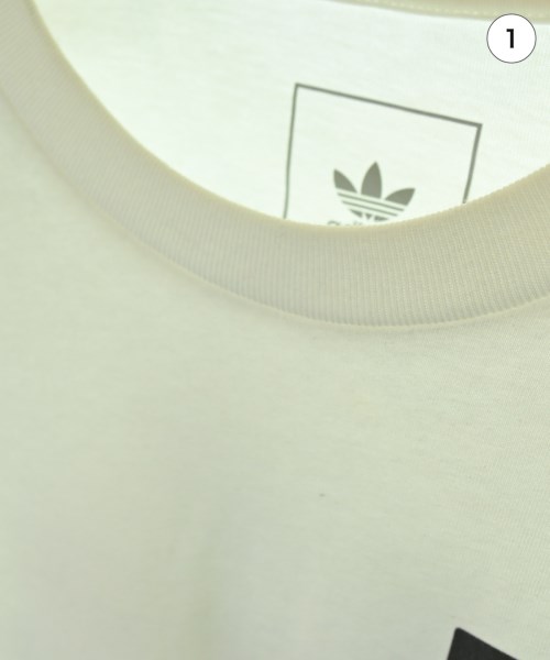 adidas（アディダス）Tシャツ・カットソー 白 サイズ:S メンズ/2200686543145