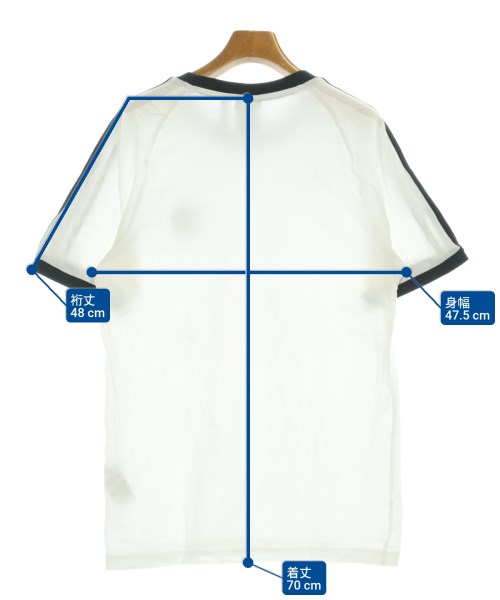 adidas（アディダス）Tシャツ・カットソー 白 サイズ:L メンズ/2200678140048