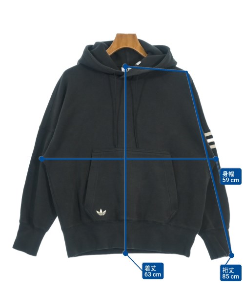 adidas（アディダス）パーカー 黒 サイズ:S メンズ/2200687620036