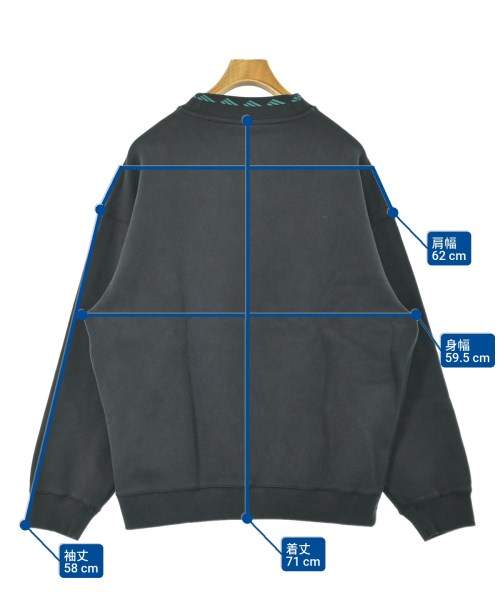 adidas（アディダス）スウェット 黒 サイズ:L メンズ/2200682894036