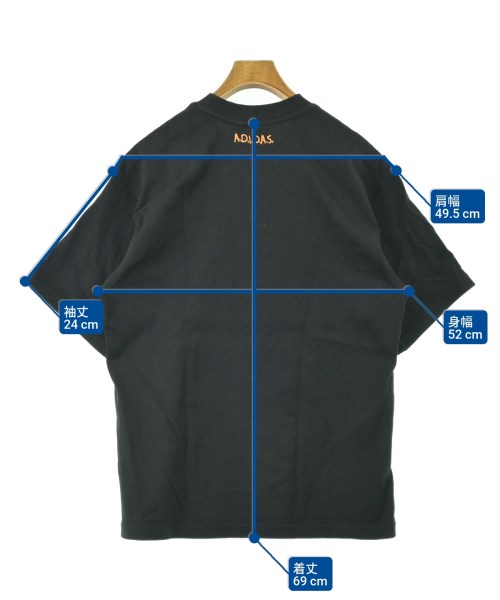 adidas（アディダス）Tシャツ・カットソー 黒 サイズ:S メンズ/2200689734090