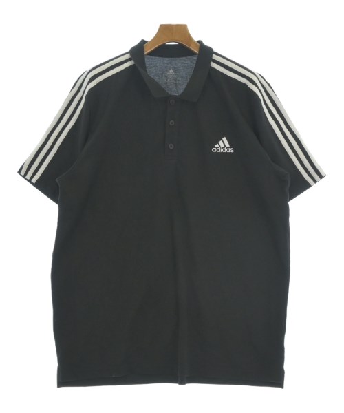 adidas(アディダス)ポロシャツ 黒 サイズ:4XO(XXXXL位)/2200688937034
