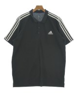 adidas（アディダス）ポロシャツ 黒 サイズ:4XO(XXXXL位) メンズ/2200688937034