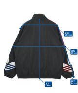 adidas（アディダス）ブルゾン 黒 サイズ:4XO(XXXXXL位) メンズ/2200688937041
