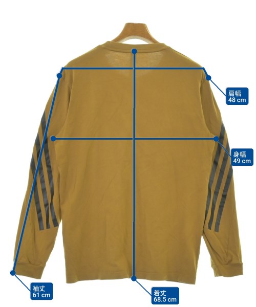 adidas（アディダス）Tシャツ・カットソー 茶 サイズ:S メンズ/2200692569023