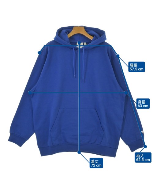 adidas（アディダス）パーカー 青 サイズ:XXL メンズ/2200693157052