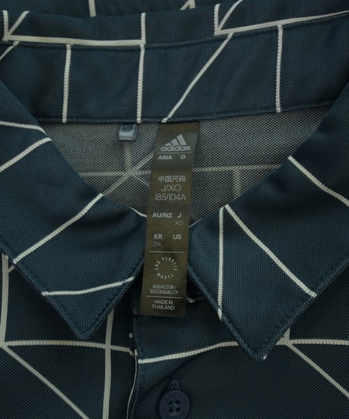adidas（アディダス）ポロシャツ 紺 サイズ:2XL(XXL位) メンズ/2200693157076