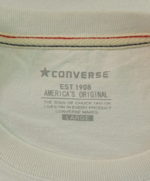 CONVERSE（コンバース）Tシャツ・カットソー 白 サイズ:L レディース/2200641407024