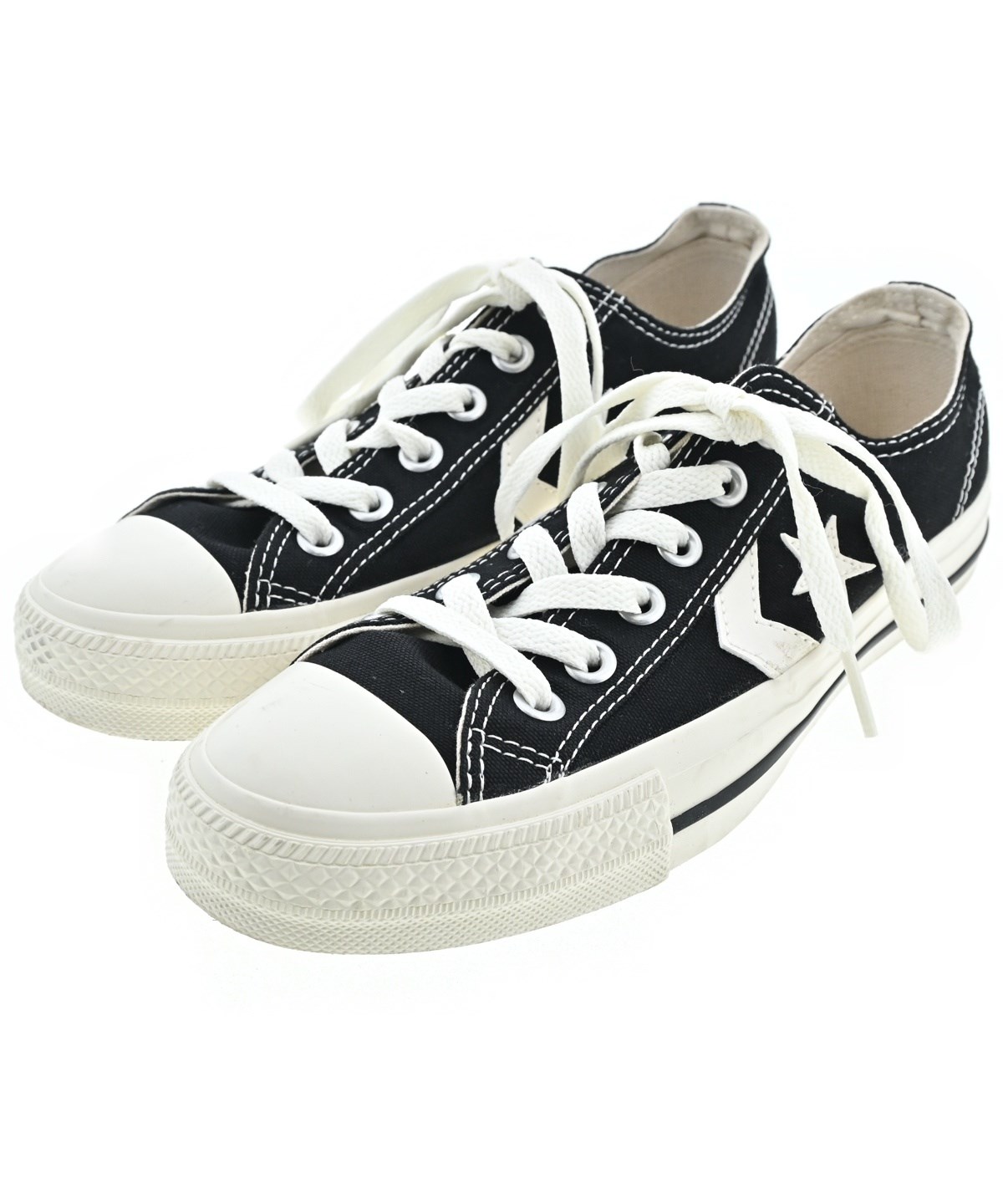 れんこんです CONVERSE（コンバース）スニーカー 黒 サイズ:23.5cm レディース