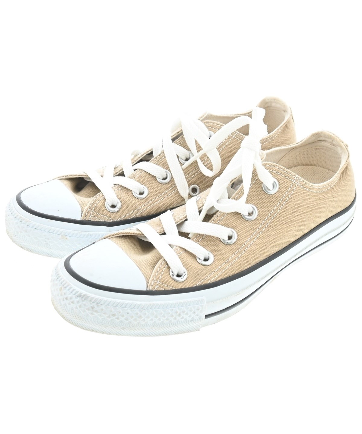 CONVERSE（コンバース）スニーカー ベージュ サイズ:22.5cm レディース 