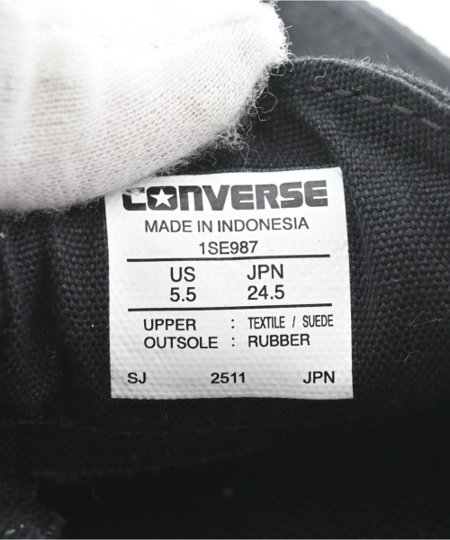 CONVERSE（コンバース）スニーカー 黒 サイズ:24.5cm レディース/2200678552018
