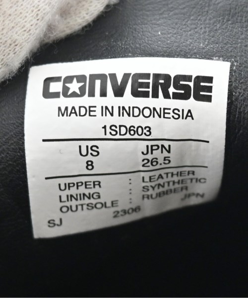CONVERSE（コンバース）スニーカー 黒 サイズ:26.5cm メンズ/2200678079201