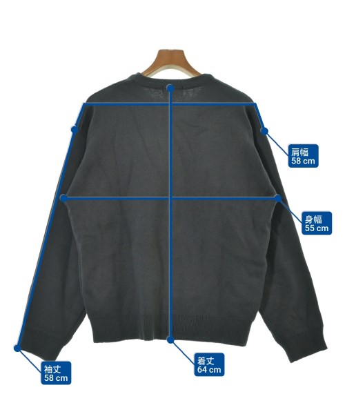 CONVERSE（コンバース）ニット・セーター グレー サイズ:M メンズ/2200651175067