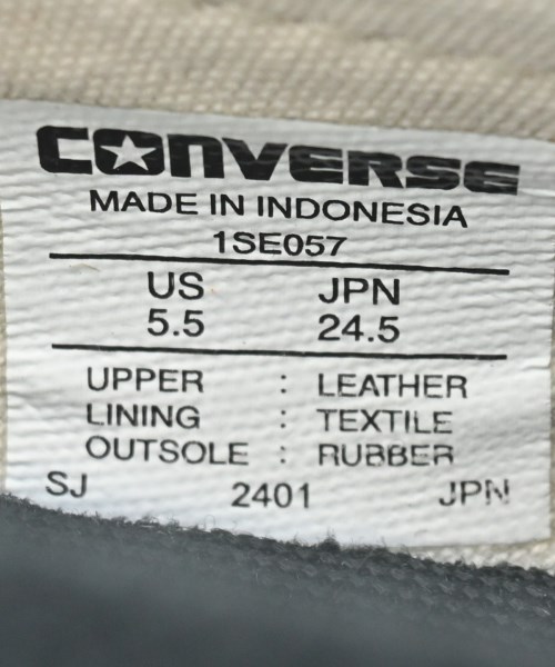 CONVERSE（コンバース）スニーカー 黒 サイズ:24.5cm レディース/2200661385081