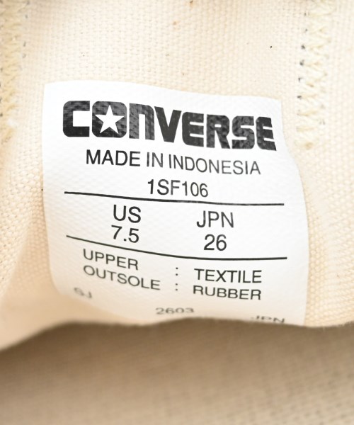CONVERSE（コンバース）スニーカー カーキ サイズ:26cm レディース/2200709252146