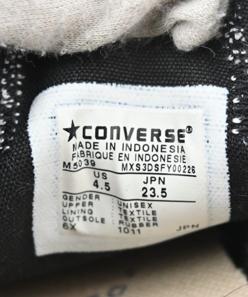 CONVERSE（コンバース）スニーカー 黒 サイズ:23.5cm レディース/2200712108102