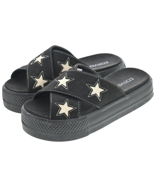 CONVERSE(コンバース)サンダル 黒 サイズ:23cm/2200644695022