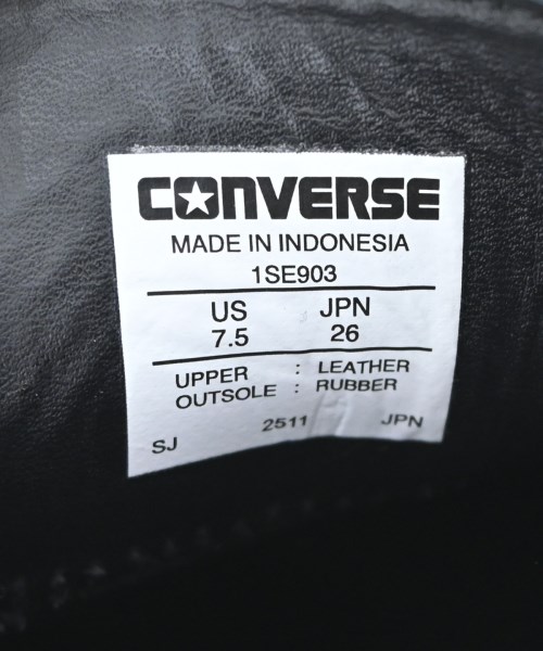 CONVERSE（コンバース）スニーカー 黒 サイズ:26cm メンズ/2200721905013