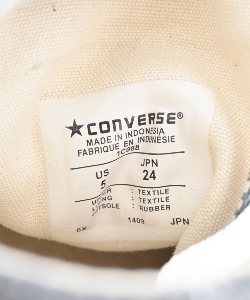 CONVERSE（コンバース）スニーカー グレー サイズ:24cm レディース/2200686715054