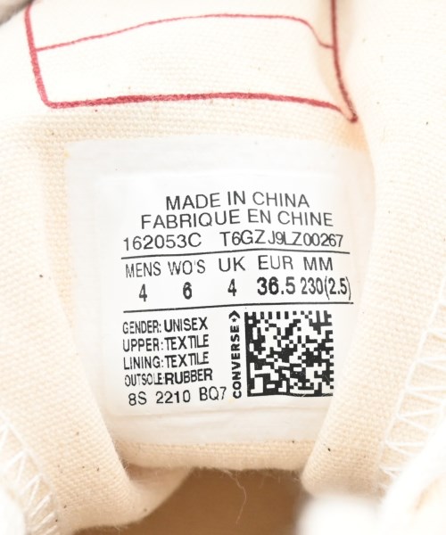 CONVERSE（コンバース）スニーカー 白 サイズ:UK4(22.5cm位) レディース/2200689132124
