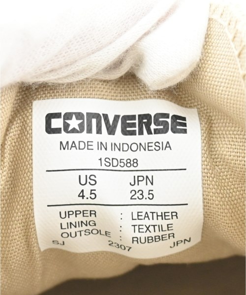 CONVERSE（コンバース）スニーカー ベージュ サイズ:23.5cm レディース/2200692756102