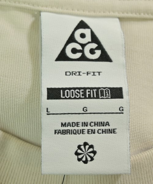 NIKE ACG（ナイキ　エーシージー）Tシャツ・カットソー ベージュ サイズ:L メンズ/2200714711096