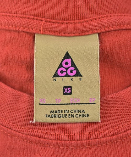NIKE ACG（ナイキ　エーシージー）Tシャツ・カットソー 赤 サイズ:XS メンズ/2200647451021