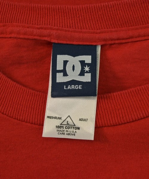 DC SHOE（ディーシーシュー）Tシャツ・カットソー 赤 サイズ:L メンズ/2200648038023