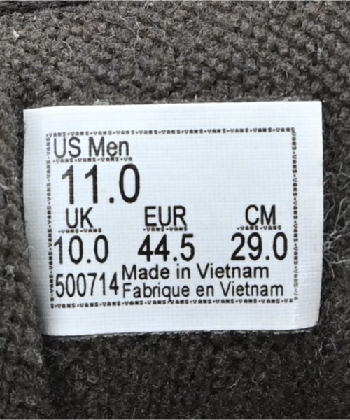 VANS（ヴァンズ）スニーカー 茶 サイズ:29cm メンズ/2200626832056