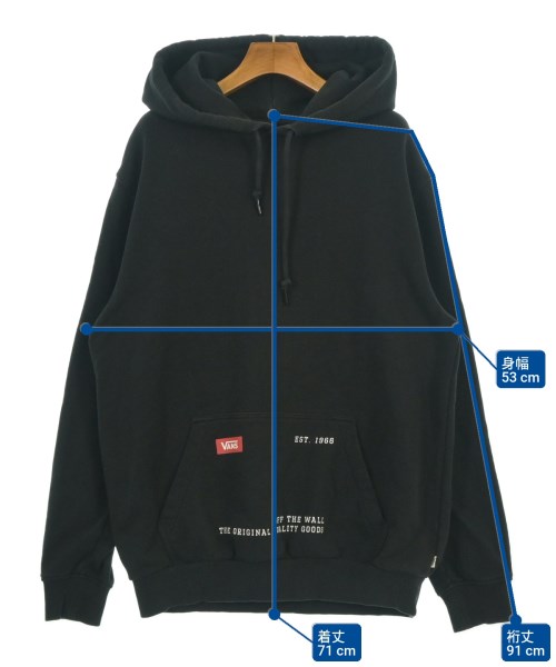 VANS（ヴァンズ）スウェット 黒 サイズ:L メンズ/2200628983039