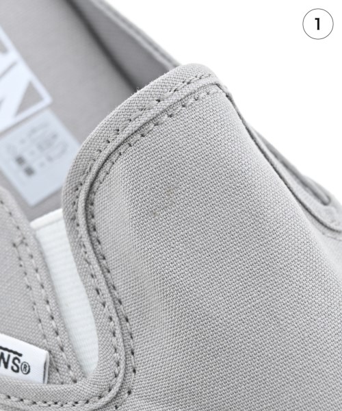 VANS（ヴァンズ）スニーカー グレー サイズ:24.5cm レディース/2200610321023