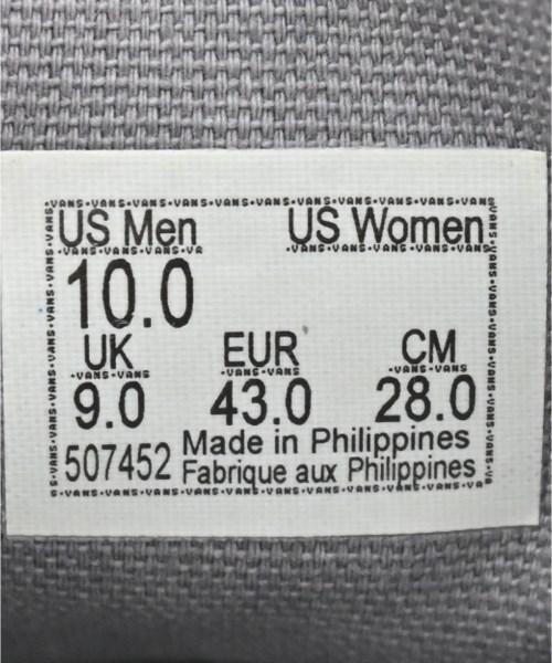 VANS（ヴァンズ）スニーカー 緑 サイズ:28cm メンズ/2200667500013