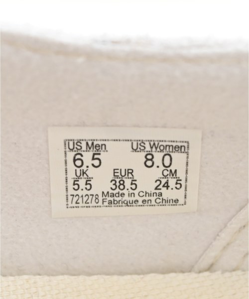 VANS（ヴァンズ）スニーカー 白 サイズ:24.5cm メンズ/2200675283014