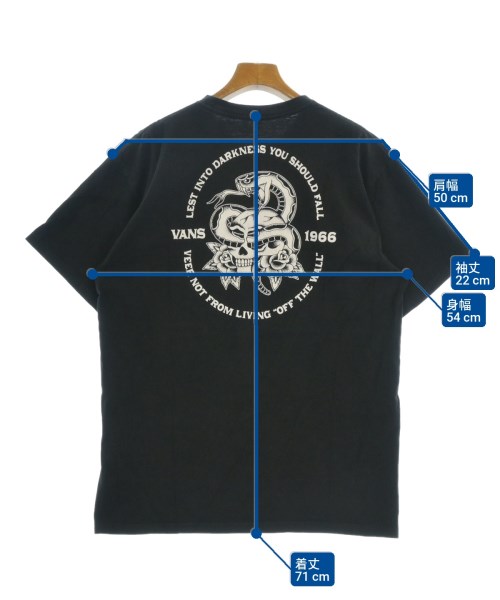 VANS（ヴァンズ）Tシャツ・カットソー 黒 サイズ:L メンズ/2200672701030